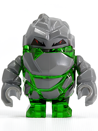 Минифигурка Lego Power Miners Rock Monster - Boulderax (Trans-Green) pm001 U